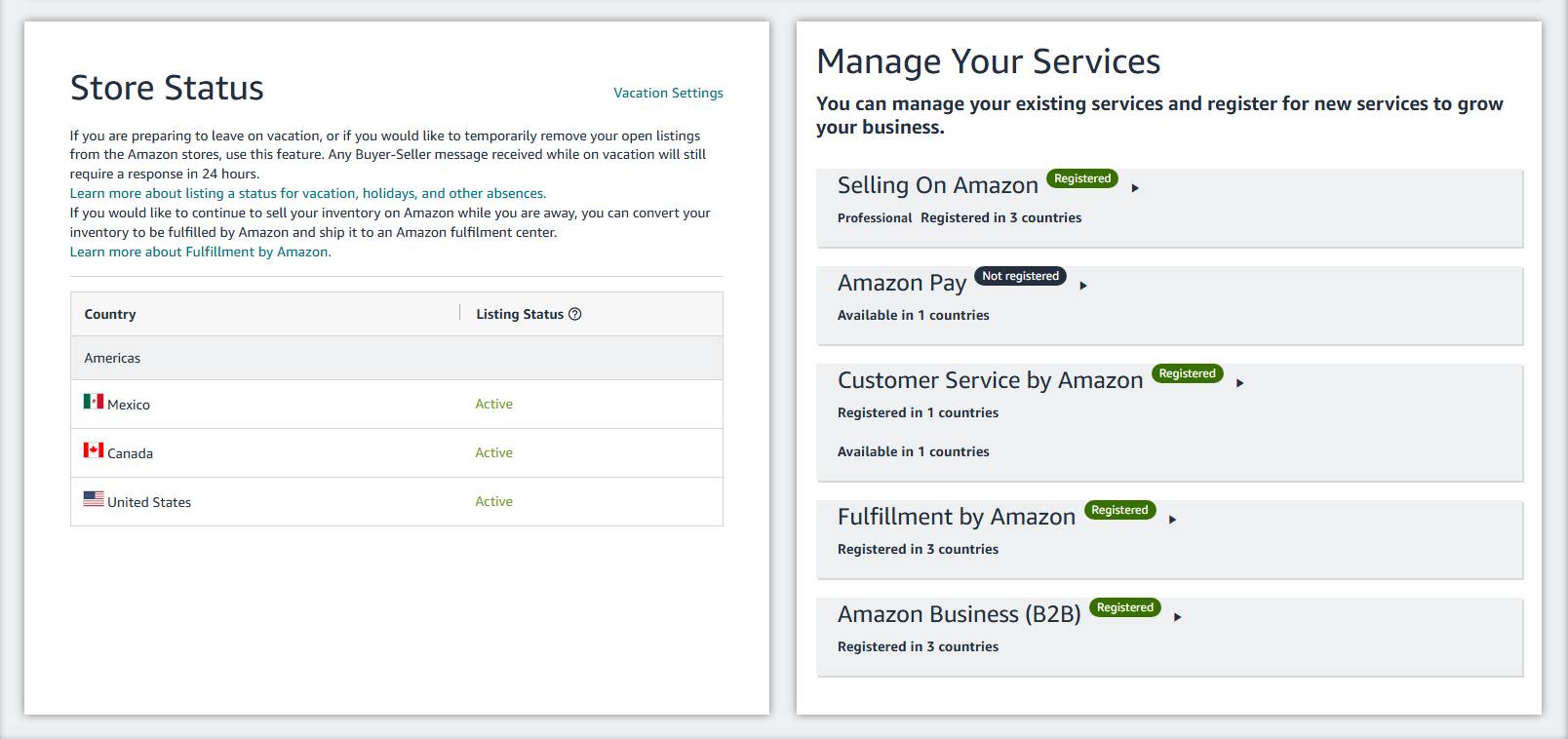 Amazon UAE Seller Central Available For Sale: