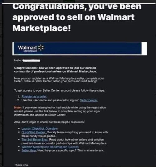 Finally offering Walmart Instant Approval within 24 hours guaranteed if you have all the documents ready.