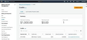 1K AWS Credits