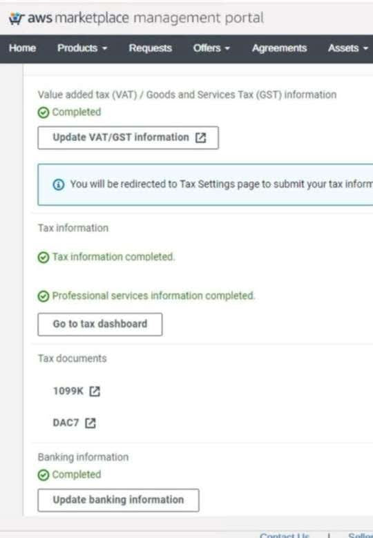 [WTS] Amazon AWS Marketplace Account Account Location - USA 🇺🇸 Account is Verified With Documentation ✅